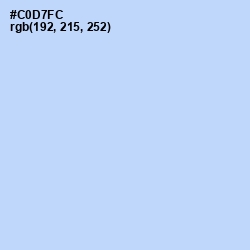 #C0D7FC - Tropical Blue Color Image