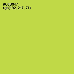 #C0D947 - Wattle Color Image