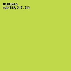 #C0D94A - Wattle Color Image