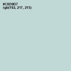 #C0D9D7 - Conch Color Image