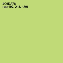 #C0DA78 - Chenin Color Image