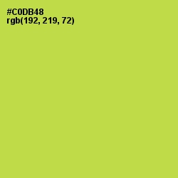 #C0DB48 - Wattle Color Image