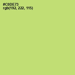 #C0DE73 - Chenin Color Image