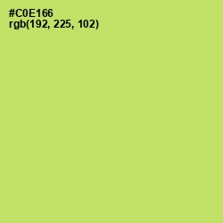 #C0E166 - Yellow Green Color Image