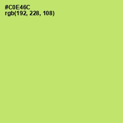 #C0E46C - Yellow Green Color Image
