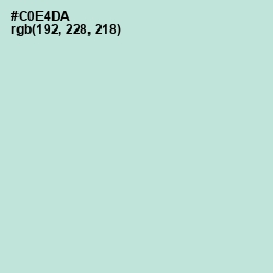 #C0E4DA - Edgewater Color Image