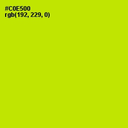 #C0E500 - Bitter Lemon Color Image