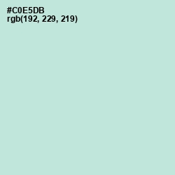 #C0E5DB - Edgewater Color Image