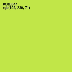 #C0E647 - Wattle Color Image