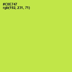 #C0E747 - Wattle Color Image