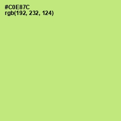 #C0E87C - Yellow Green Color Image