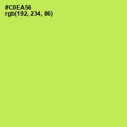 #C0EA56 - Wattle Color Image