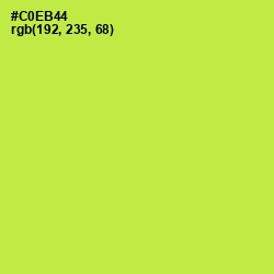 #C0EB44 - Wattle Color Image