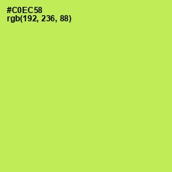 #C0EC58 - Yellow Green Color Image