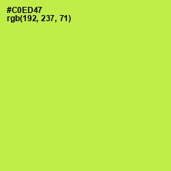 #C0ED47 - Wattle Color Image