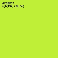 #C0EF37 - Pear Color Image