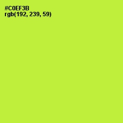 #C0EF3B - Pear Color Image