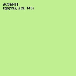 #C0EF91 - Reef Color Image