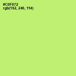 #C0F072 - Sulu Color Image