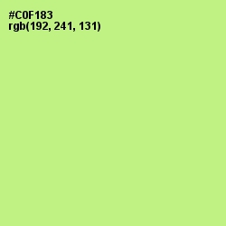 #C0F183 - Reef Color Image