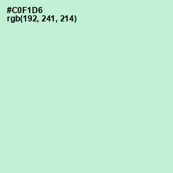 #C0F1D6 - Skeptic Color Image