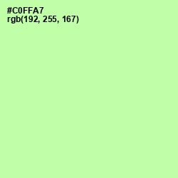 #C0FFA7 - Reef Color Image