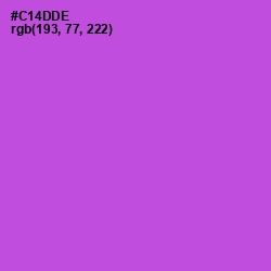 #C14DDE - Fuchsia Pink Color Image