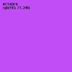 #C14DF6 - Heliotrope Color Image