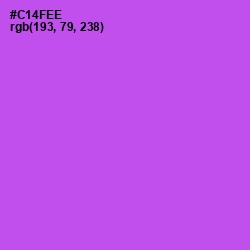 #C14FEE - Fuchsia Pink Color Image