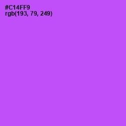 #C14FF9 - Heliotrope Color Image