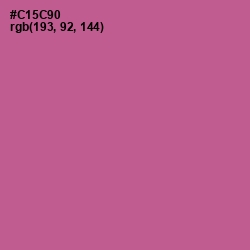 #C15C90 - Mulberry Color Image