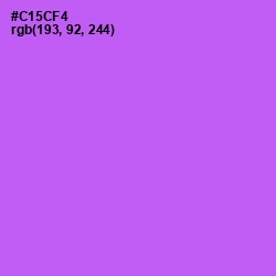 #C15CF4 - Heliotrope Color Image