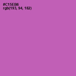 #C15EB6 - Hopbush Color Image