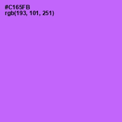 #C165FB - Heliotrope Color Image