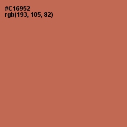 #C16952 - Raw Sienna Color Image