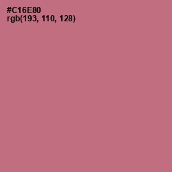 #C16E80 - Charm Color Image