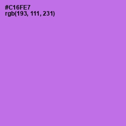 #C16FE7 - Heliotrope Color Image
