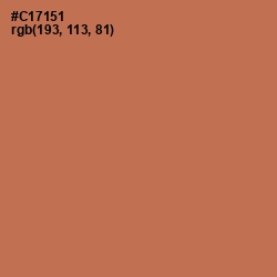 #C17151 - Raw Sienna Color Image