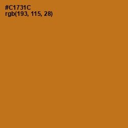 #C1731C - Hot Cinnamon Color Image