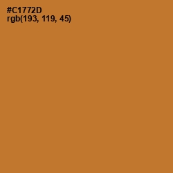 #C1772D - Ochre Color Image