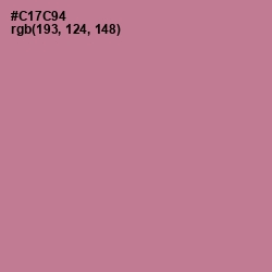 #C17C94 - Charm Color Image