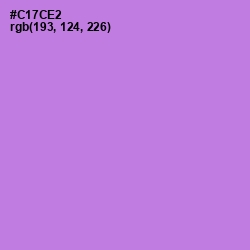 #C17CE2 - Heliotrope Color Image
