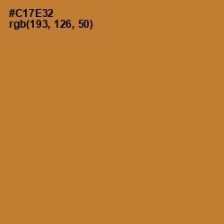 #C17E32 - Ochre Color Image