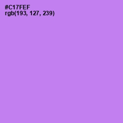 #C17FEF - Heliotrope Color Image