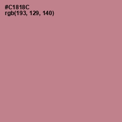 #C1818C - Old Rose Color Image