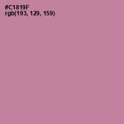 #C1819F - Puce Color Image