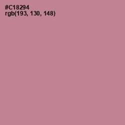 #C18294 - Puce Color Image