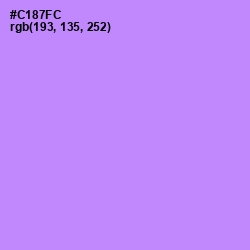 #C187FC - Light Wisteria Color Image