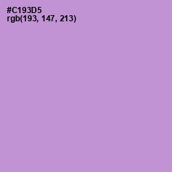 #C193D5 - Light Wisteria Color Image
