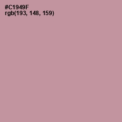 #C1949F - Oriental Pink Color Image